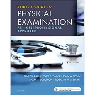 [Full Color /BW] Seidel Guide to Physical Examination 9e 2019