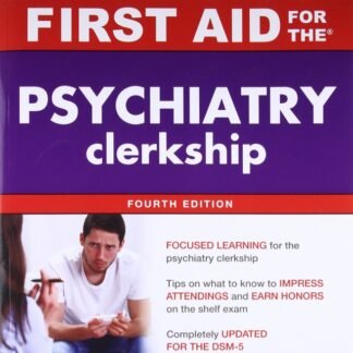 Buku Kedokteran First Aid for the Psychiatry Clerkship 4e