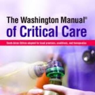 [Full Color /BW] The Washington Manual of Critical Care 3rd Edition 2022