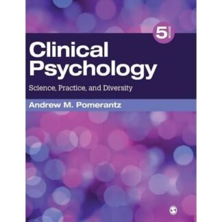 Clinical Psychology Science Practice and Diversity 5th Edition 2020