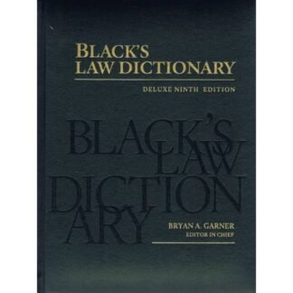 [BW] Black Law Dictionary 9th Edition 2009