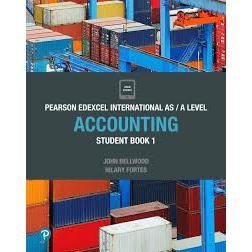 Pearson Edexcel International AS/A Level Accounting Student Book 1