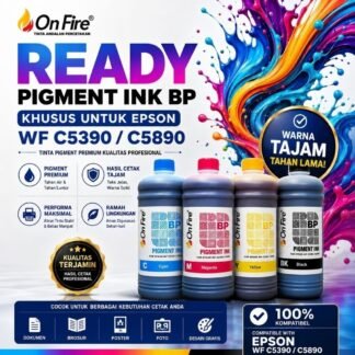 Tinta Pigment ONFIRE untuk Epson WFC 5890 5390 500 ml