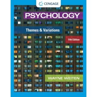 [Full Color/BW] Psychology Themes and Variations 11e 2022